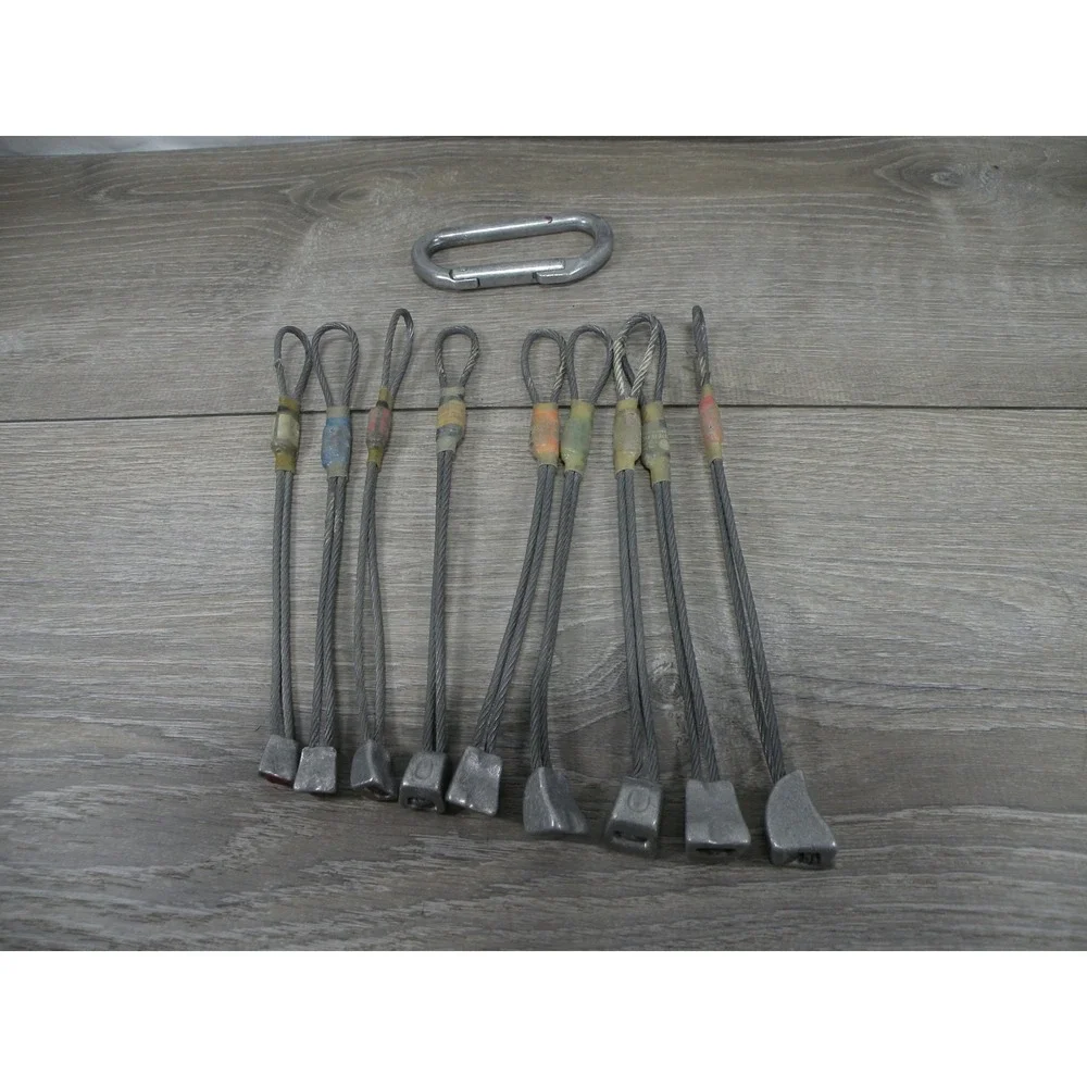 Vintage Rare Wild Country Super Rocks Climbing Nuts Set Chouinard Carabiner